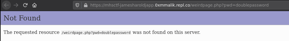 &ldquo;Not Found Page&rdquo;