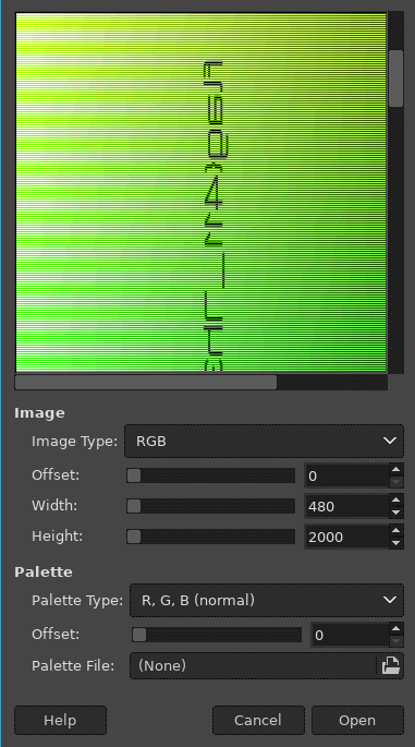 &ldquo;GIMP Settings&rdquo;
