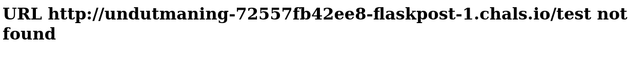Not found page